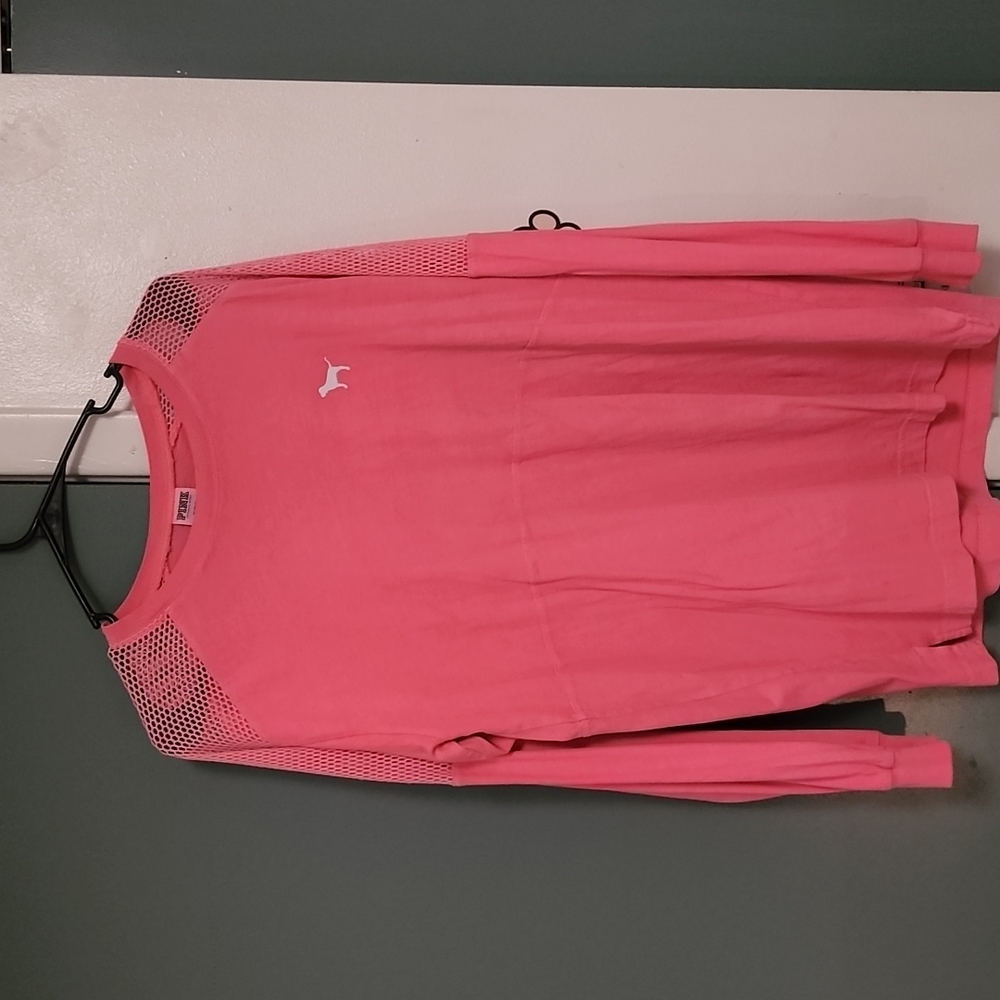 Pink long sleeve shirt